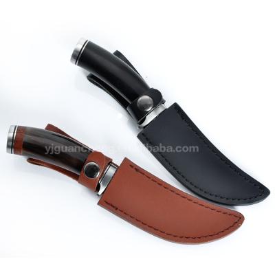 China Outdoor Hunting Knife High Quality Damascus Steel With Horn Handle for sale