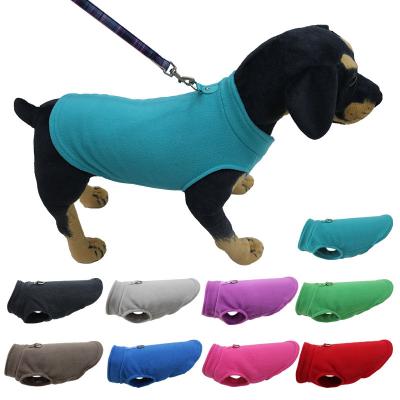 China Sustainable Winter Soft Fleece Dog Clothes Puppy Clothing French Bulldog Coat Pug Suits Jacket For Small Pet Clothes for sale