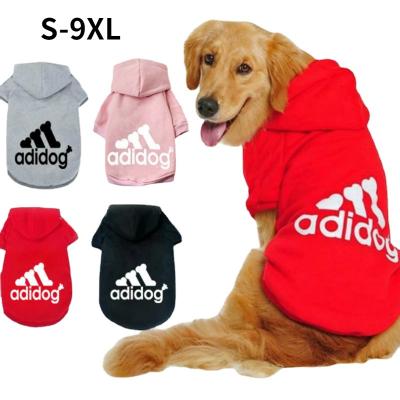 China Sustainable Winter Dog Clothes Dogs Hoodies Shear Warm Sweatshirt Small Medium Large Dogs Jacket Fabric Customized Pet Clothing for sale