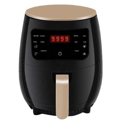 China Touch Screen Healthy Oil Free Heating 1200W 4.5L No Oil Hot Toaster Oven Best China Air Fryer Machine with Nonstick Basket for sale