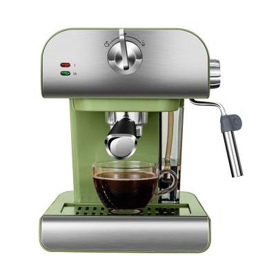 China Italian Home Automatic Small Coffee Maker Steam Concentrated High Pressure Milk Frothing Coffee Mmaker Machine For Business for sale