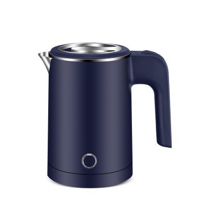 China 360 Degree Mini 304 Stainless Steel Base 0.6L Power Off Small Student Dormitory Electric Water Portable 600W Automatic Rotating Kettle for sale