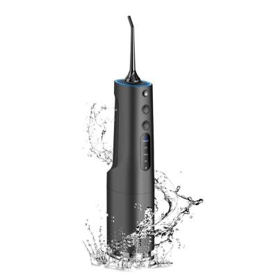 China IPX7 Waterproof Teeth Whitening Retractable Usb Tank Rechargeable Water Flosser Machine Dental Cleaner for sale