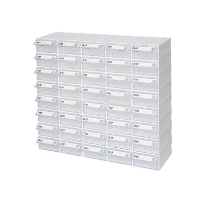 China Sustainable Factory outlet organizador de brinquedos infantil caminho transparent stackable box storage for office accessories storage for sale