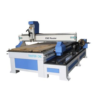 China MDF 1325 ALUMINUM ACRYLIC WOOD 4 Axis Wood CNC Router Machine CNC Router With Rotary Axis For Sale for sale