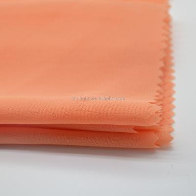 China Shaoxing Chunnuo Textile 75D Polyester Plain High Multi Chiffon Fabric for sale