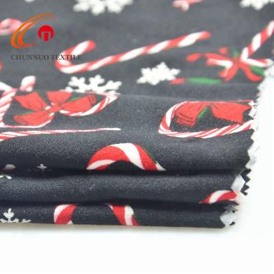 China Shaoxing Chunnuo Textile 2 100D DTY Waterproof Side Brushed Polyester Spandex Stretch Knitted Fabric for sale