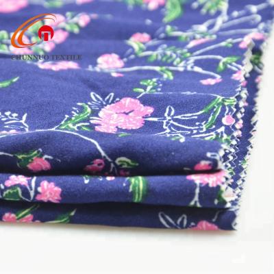 China Chunnuo Waterproof Textile Polyester Spandex Milk Polyester Silk Brushed Jersey Knit Fabric for sale