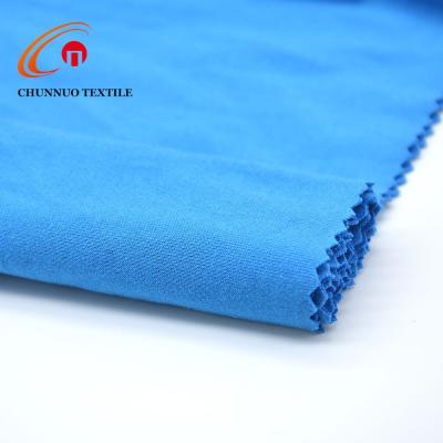 China Stretch Chunnuo Textile 30D Spandex DTY Solid Dyed Poly Knitted Span Fabric for sale