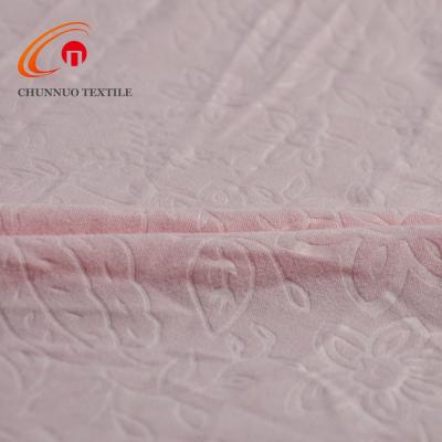 China Memory Chunnuo Textile DTY Brushed Plain Dyed Crush Knitted Fabric for sale