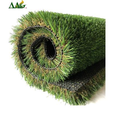 China Minimalist AAG Landscape Decoration PE Lawn Turf Indoor Outdoor Green Fake Garden Artificial Grass Mat for sale