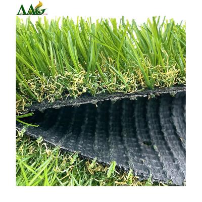 China Green Color Premium Quality 35mm Grass Garden Turf Carpet Four Color Artificial Lawn Synthetic Grass Landscape for sale