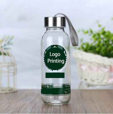 China Beverage Factory OEM 10oz 14oz 17oz Colorful Nylon Sleeve Gift Box Silk Printing Frosting Custom Cute Water Bottle for sale