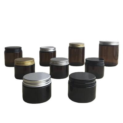 China China Manufacture Glass Wax OEM Customized Wax Wholesale Packaging Container ES89 Amber Glass Candle Jars for sale