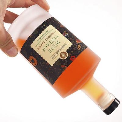 China Beverage Factory Wholesale OEM Brandy Wine Spirits Alcoholic Champagne Vodka Whiskey ES92 Liquor Glass Bottle for sale