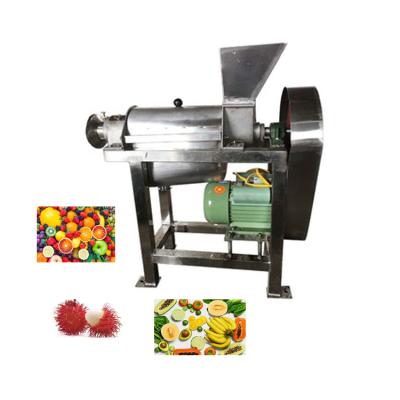 China Small Industrial Cold Press Fruit Pulp Juice Screw Extractor Lemon Ginger Low Speed ​​Pressing Processing Machine for sale