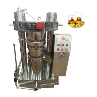 China Hotels Herb Sesame Seeds Oil Extractor Large Capacity Industrial Hydraulic Oil Cold Press Machine for sale