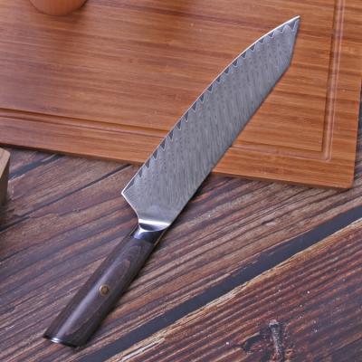 China Sustainable Japanese Gyuto Knife Masks Chef Knife Damascus Premium AUS-10 67 Layers Blade Steel Kitchen Knives for sale