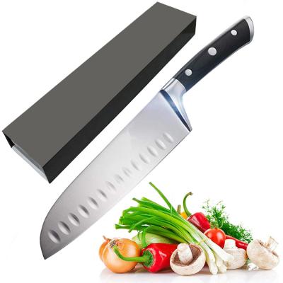 China 1.4116 Kitchens 7 Inch Viable German Santoku Knife For Professional Chefs for sale