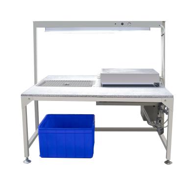 China CE Approved PVC Baking Machine Manual PVC Mould Baking Table With 2 Dispensing Stations for sale