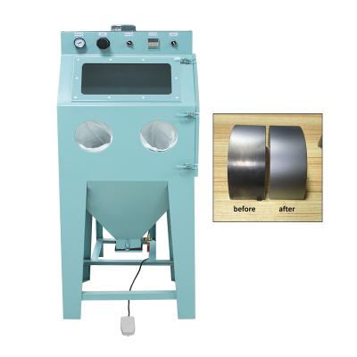 China Industrial Dust And Sand Blasting Machine For Iron Casting Stamping Parts for sale