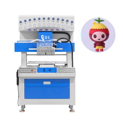 China 12 Color PVC Patch Machine for Slipper Upper and Shoe Sole Making in Energy Saving for sale