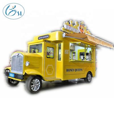 China Honey Queens Outsides Multifunctional Commercial Supply Food Trailer For Sale for sale