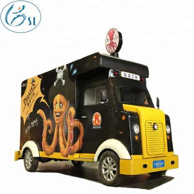 China Ice Cream Top Selling Mobile Food Kiosk Catering Trailer For Sale for sale