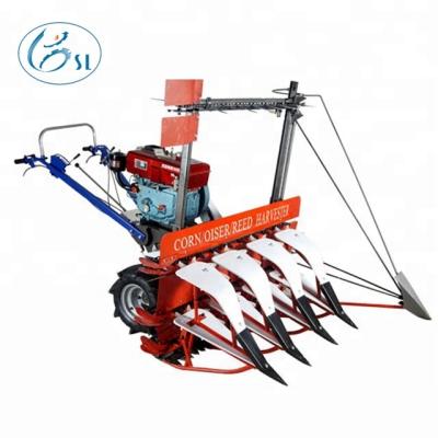 China Used For Harvesting Corn Good Price 2015 Walk-Behind Four Wheel Vertical Rush Harvester For Sale for sale