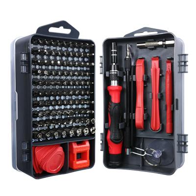 China Plastic 115 in 1 Bit Professional Precision Screwdriver Set Magnetic Mobile Phone Electronics Repair Tool Kit for sale