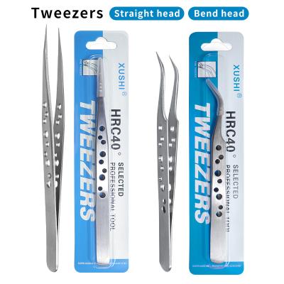 China Popular Stainless Steel DIY Tools Eyelash Extension Tweezers for sale