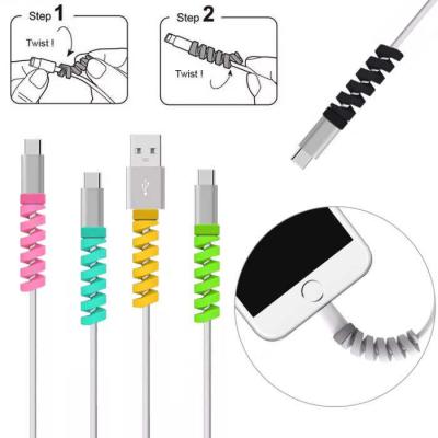 China Protect Cable Promotional Gift For Products Silicone Mobile Phone Cable Smart Electronic Charger USB Cable Protector for sale