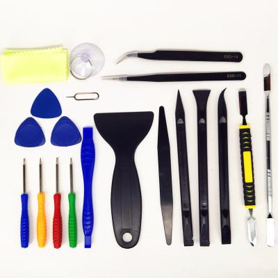 China 20 Plastic Professionals In 1 Set Tools Iphone Phone Repair With Screwdrivers And LCD Screen Open Pry Precision Repair for sale