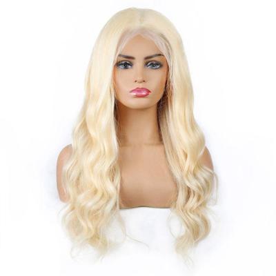 China Body Wave 2022 Virgin Hair Wig 10 New 20 30 40 Inch Blonde Color 13x4 Lace Front Wig Body Wave 613 for sale