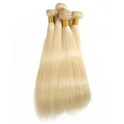 China Silky Straight Wave Virgin Cuticle Aligned Blonde Hair Bundles, Raw Indian Virgin Hair Extensions Wholesale 613 for sale