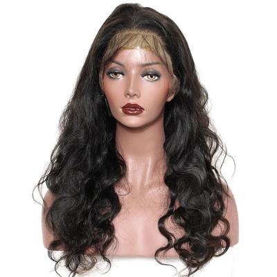 China Body Wave Have Stock Transparent Glueless Virgin Lace Frontal Wigs Raw Virgin Cuticle Aligned Body Wave Hair Wig for sale