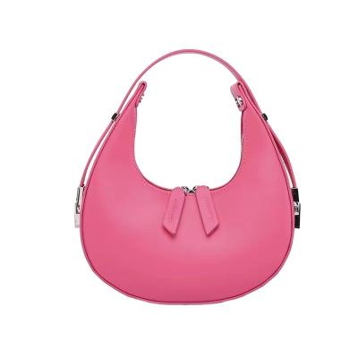 China Women's Purses Half Moon Designer Shoulder Bags Vintage Vogue Ladies Handbags Wholesale Ladies Purse Armpit Shoulder Bag for sale