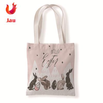 China Wholesale Custom Made Premium Eco-Friendly 2023 Fashion Ladies Cartoon Printing Canvas Tote Bag Cotton Shopping Bag for sale