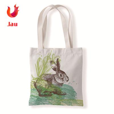 China 2023 New Style RFID Custom Printed Logo Handbag Tote Shopper Cotton Bag Women Casual Cute Female Shoulder Bag Ladies Handbags for sale