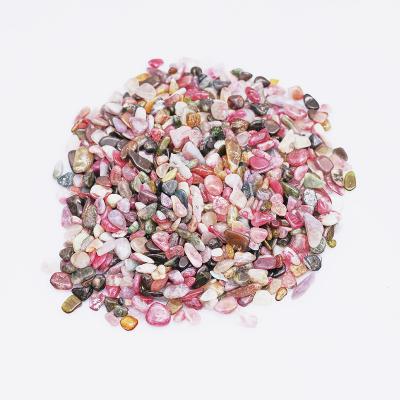 China China Natural Polished Ston Faceted Multicolor Tourmaline Crystal Gravel For Wholesale for sale