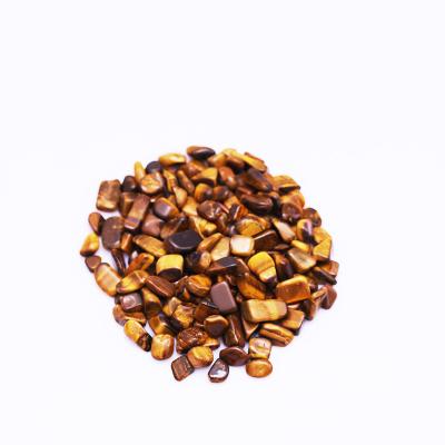 China China Natural Stone Quartz Tiger Eye Gravel Tumbled Yellow Crystals For Sale for sale