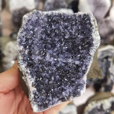 China China Natural Mineral Specimen Geode Crystal Rough Raw White Quartz Agate Geode For Healing for sale