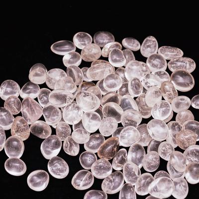 China Quartz Crystal Tumbled Stones Crystal Gravel from China Crystal Gravel Clear Rose Quartz for Fengshui for sale