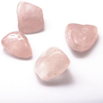 China China Wholesale Natural Raw Rose Decor Crystal Rose Quartz Rough Healing Stone Crystal Quartz Gravel For Home for sale