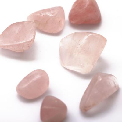 China Wholesale Natural Irregular Rose Quartz Gemstones Fortune Feng Shui Gift Decor Crystal Gravel Healing Stone From China Bulk Sale for sale