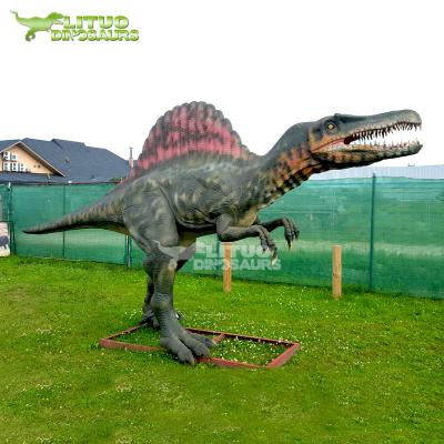 China Animatroic Outdoor Realistic Life Size Dinosaur Spinosaurus for sale