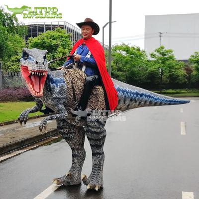 China Outdoor Realistic Mechanical Dinosaur Suits Dino Costume For Adults for sale