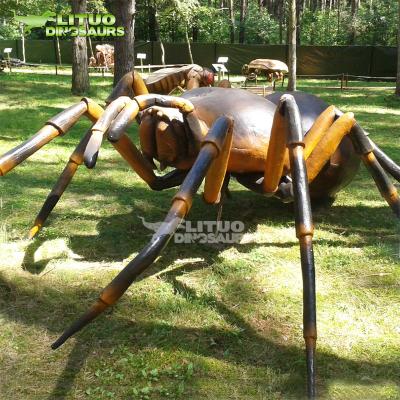 China Outdoor Large Size Robotic Spider Simulation Insect Animatronic Model for sale