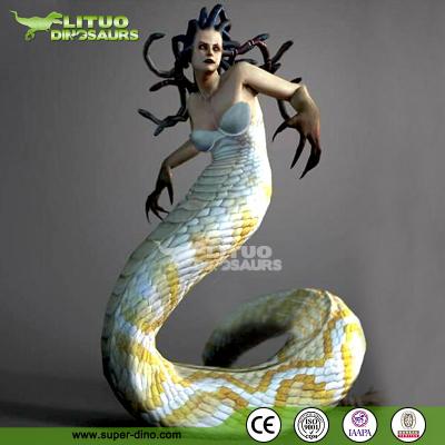 China Greek Mythology Fiberglass Medusa Life Size Statue LT-BB-MDSDS-H1 for sale