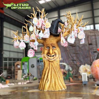 China Outdoor Customized Animatronic Model Talking Candy Tree For Shopping Mall for sale